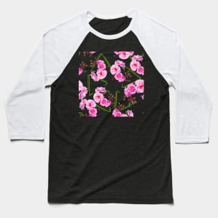 Colorful Floral Baseball T-Shirt